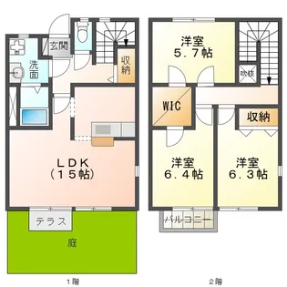 三重県松阪市嬉野中川新町2【一戸建】の間取り