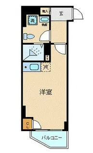 ブライトヒルレジデンス横浜【9階】の間取り