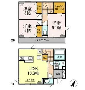 D’Premium C棟【1階】の間取り