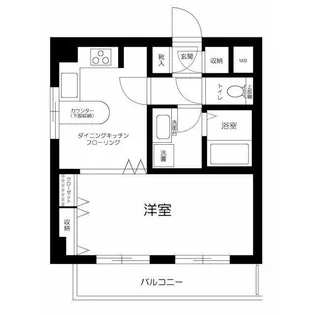 東京都板橋区上板橋2【マンション】の間取り