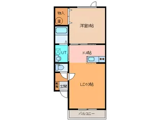 ハッピーライフHIBIKI【2階】の間取り