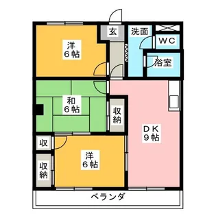 グランデールヒルズ【3階】の間取り