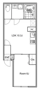 東京都目黒区下目黒3【マンション】の間取り