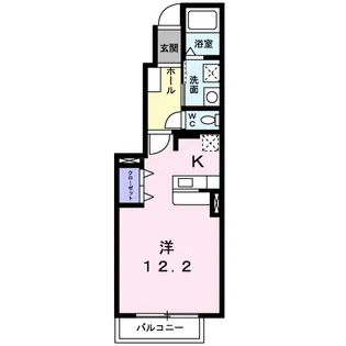 エスプワール 102号室【1階】の間取り