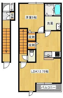 カーサ・モンレーヴIII【2階】の間取り