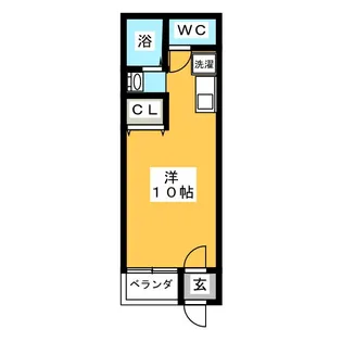 レコス壱番館【1階】の間取り