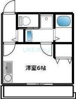 クローバーハイム鬼高【2階】の間取り