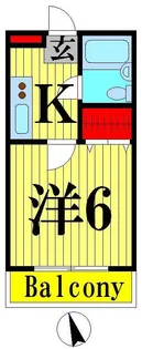 寿コーポ【1階】の間取り