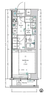 AXASレジデンス外苑【4階】の間取り