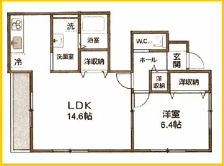 MmヴィラージュIV【1階】の間取り