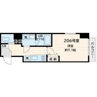 サンフィールド西荻窪【2階】の間取り
