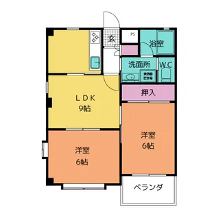 麗乃郷【3階】の間取り