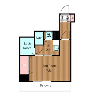 アサカシオン三軒茶屋【3階】の間取り