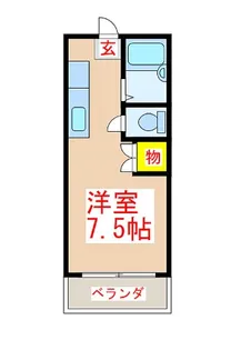 MJハイツ【2階】の間取り