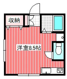 村田ハイツ(仲町)【1階】の間取り