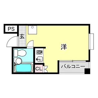 兵庫県西宮市鳴尾町5【マンション】の間取り