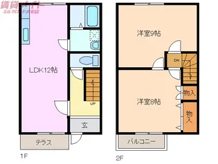 三重県四日市市まきの木台1【一戸建】の間取り