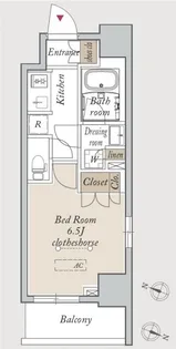 HF川口駅前レジデンス【3階】の間取り