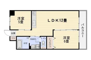 アメニティきしゃば【7階】の間取り