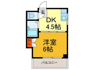ドミ-ル深江橋【3階】の間取り