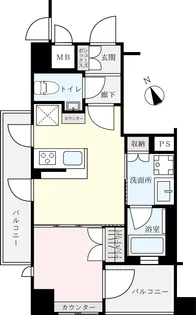 THE三軒茶屋HOUSE【7階】の間取り