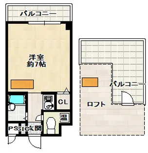 ラフォーレ枚方1番館【5階】の間取り