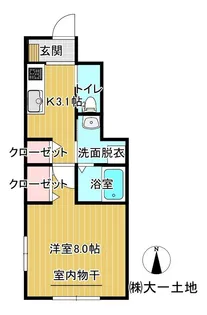 コンフォートグレイスA棟【1階】の間取り