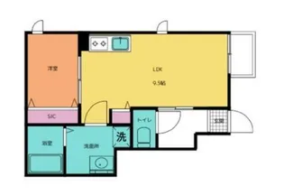 クレストハウス【1階】の間取り