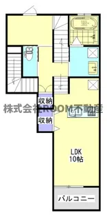 CUORE KANADA【2階】の間取り