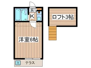 メイプルハウス新検見川【1階】の間取り