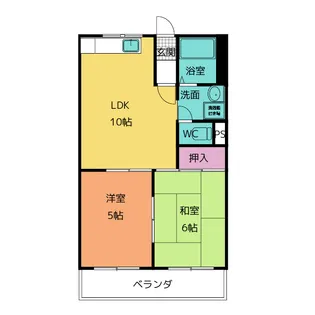 メゾン笹原I【2階】の間取り