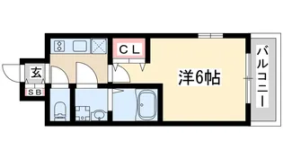 エスリード新大阪ザ・プレミアウエスト【5階】の間取り