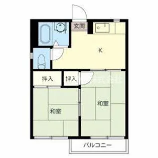 ブルーハイツ【2階】の間取り