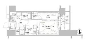 パークスフィア牛込神楽坂【11階】の間取り