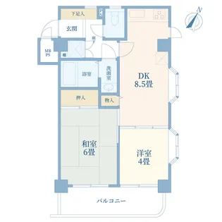 セザール第2たまプラーザ【3階】の間取り