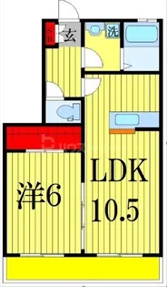 千葉県船橋市東船橋4【アパート】の間取り