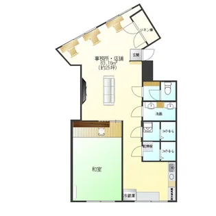 六栄ビル【3階】の間取り