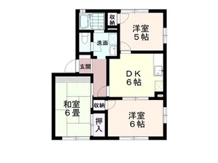 クレストB棟【1階】の間取り