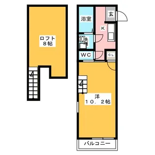 IN STYLE SHIBATA【2階】の間取り