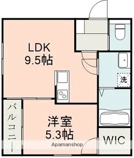 BRAVE BASE戸島【1階】の間取り