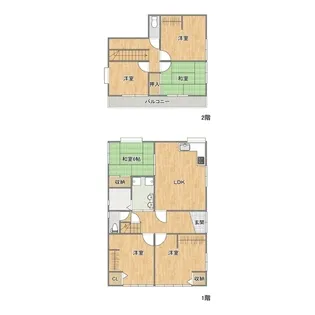 熊本県菊池郡大津町大字杉水【一戸建】の間取り