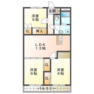 アルカディア【1階】の間取り
