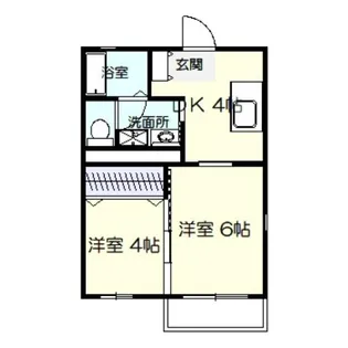 グランドソレーユ(茂呂町)【1階】の間取り