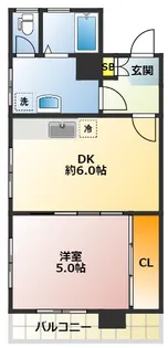 三吉屋ビル【3階】の間取り