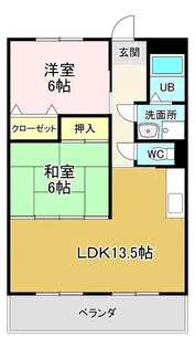 ジュエルタウン【3階】の間取り