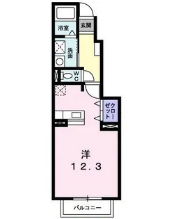 メイプルII【1階】の間取り