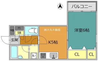 MATSUMURAパークハイツ綾瀬【3階】の間取り
