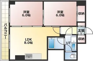 豊平アシュウ【9階】の間取り