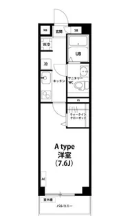 東京都江東区住吉1【マンション】の間取り