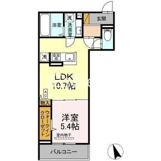 オーガスタハイツ【3階】の間取り